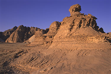 Westrand des Gilf Kebir, Eingang in das Wadi Sura