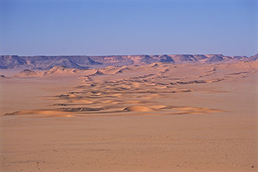 Dünenzüge auf dem Plateau des Gilf Kebir - Gap Dunes