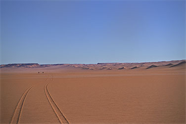 Dünenzüge auf dem Plateau des Gilf Kebir - Gap Dunes