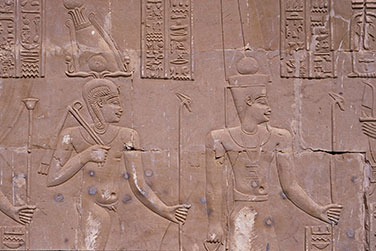 Tempel Deir el-Hagar in der Oase Dachla