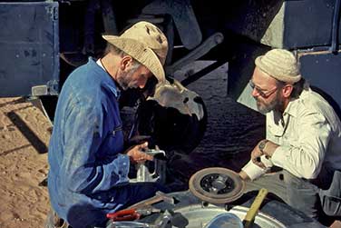 Reparatur der Steckachsen am UNIMOG