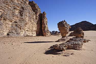 In den Tälern nördlich von Djanet