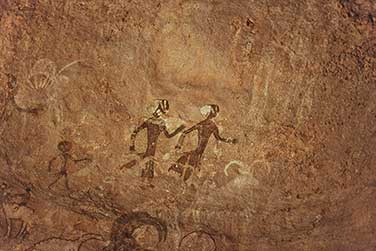 Felszeichnungen von Tan Zumaïtak