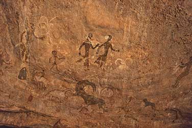 Felszeichnungen von Tan Zumaïtak